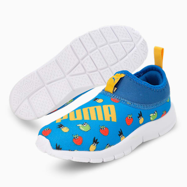 PUMA Yaris V1 Youth Shoes, Victoria Blue-PUMA White-Dandelion, extralarge-IND