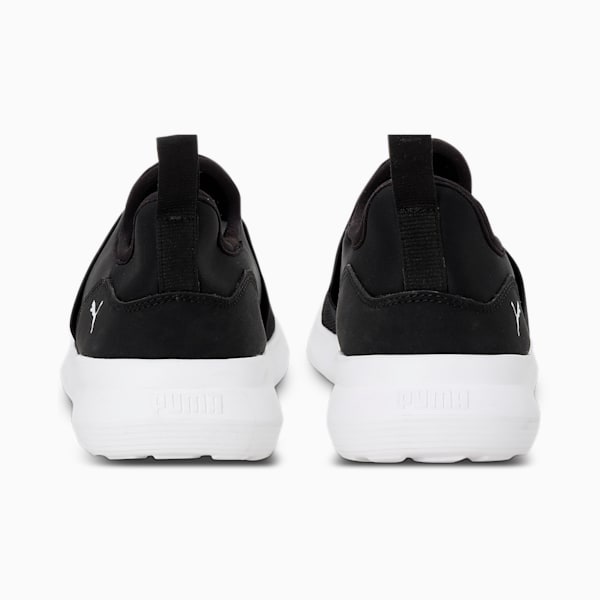 Relax Knit Slip On Men's Sneakers, PUMA Black-PUMA White, extralarge-IND