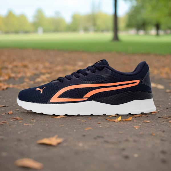 Armour V2 Men's Sneakers, PUMA Navy-Ultra Orange, extralarge-IND