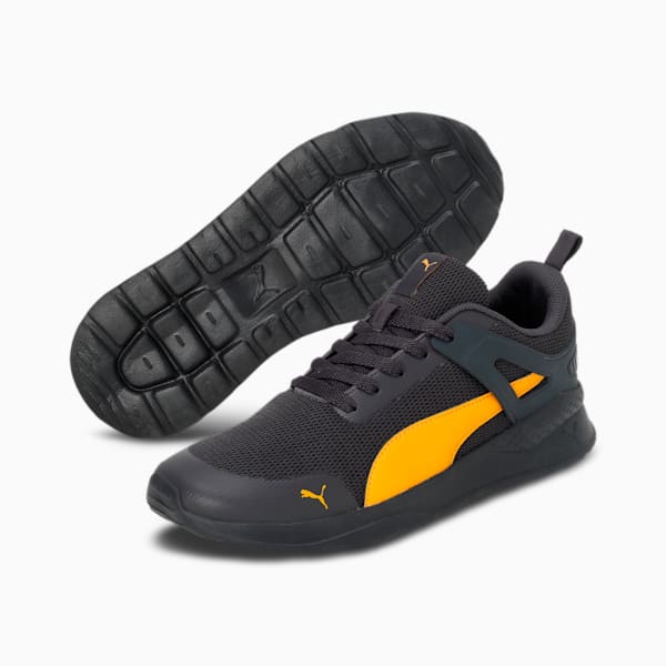 Amaze Runner Men's Sneakers, PUMA White-Apricot-Asphalt, extralarge-IND