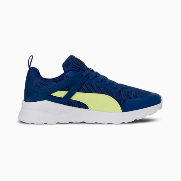 Amaze Runner Men's Sneakers, Blazing Blue-Light Lime-PUMA White, extralarge-IND