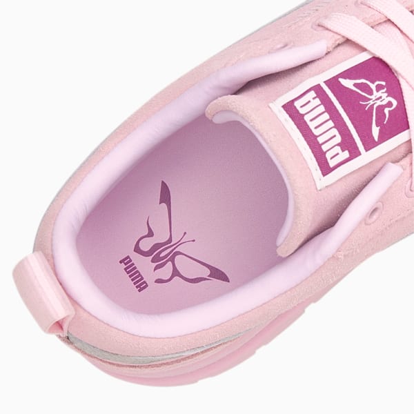 PUMA x DUA LIPA Mayze Metallic Sneakers Women, Pink Lady-Puma Silver