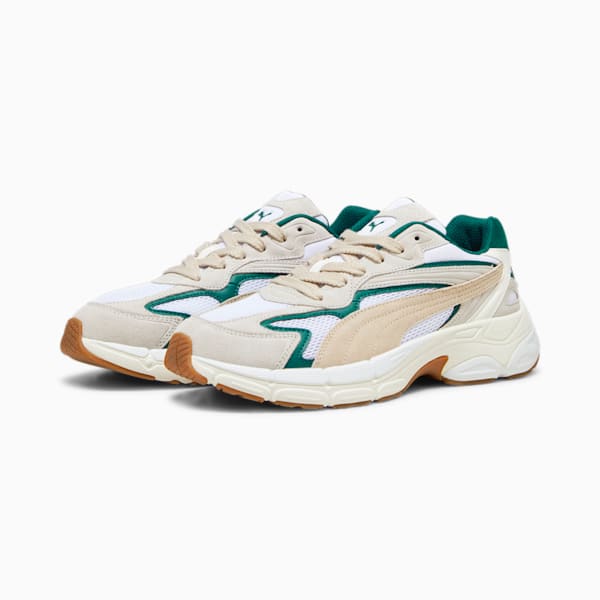 Teveris Nitro Sneakers, Warm White-Malachite, extralarge-GBR