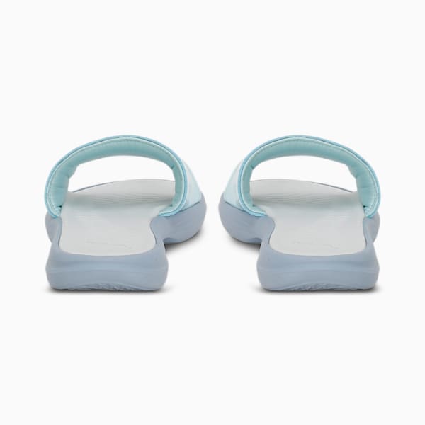 Silvia V4 Women's Slides, Platinum Gray-Blue Wash-Evening Sky, extralarge-IND