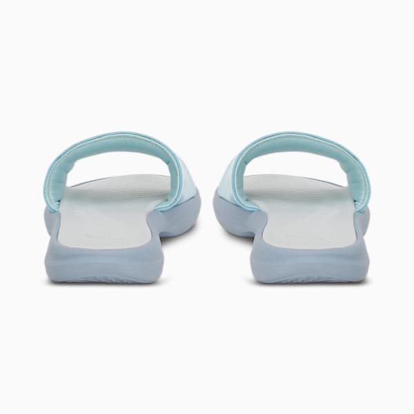 Silvia V4 Women's Slides, Platinum Gray-Blue Wash-Evening Sky, extralarge-IND