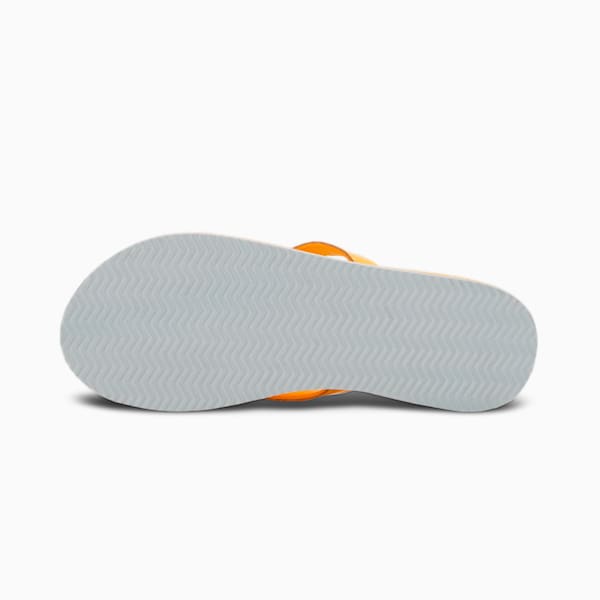 Alice Bling Women's Flipflops, Platinum Gray-Tangerine-Pale Lemon, extralarge-IND