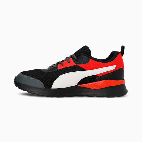 Vellfire Sneakers, Dark Shadow-PUMA Black-Burnt Red, extralarge-IND