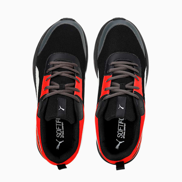 Puma Vellfire Unisex Sneakers, Dark Shadow-PUMA Black-Burnt Red, extralarge-IND