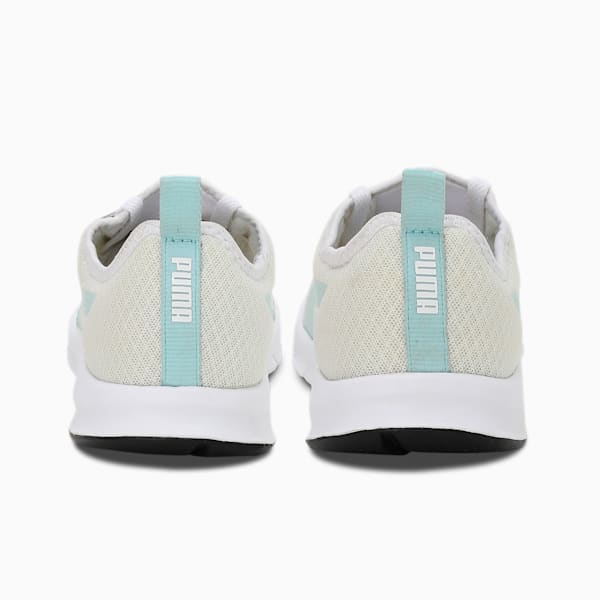 Reflex Women's Sneakers, PUMA White-Light Aqua-PUMA Black, extralarge-IND