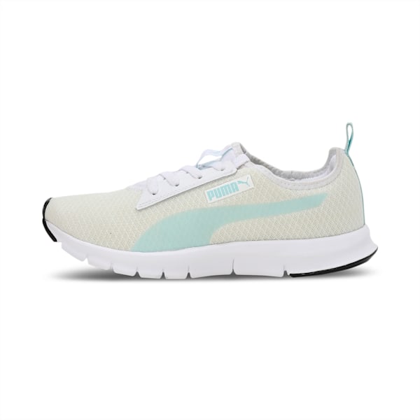 Reflex Women's Sneakers, PUMA White-Light Aqua-PUMA Black, extralarge-IND