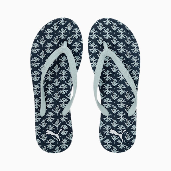 Swift V1 Women's Flip Flops, Evening Sky-Light Aqua, extralarge-IND