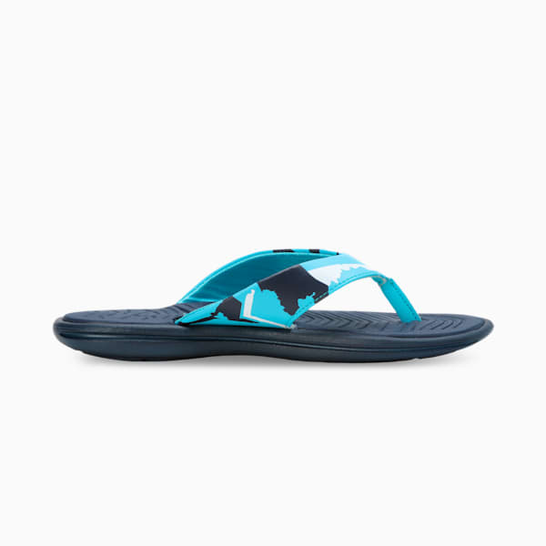 Suzzana Slip V1 Women's Flip-Flops, PUMA Navy-Bright Aqua-Cobalt Glaze, extralarge-IND