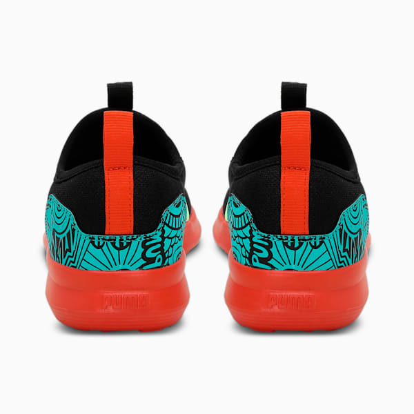Charlie V2 Youth Slip-On Shoes, PUMA Black-Fizzy Apple-Nasturtium, extralarge-IND
