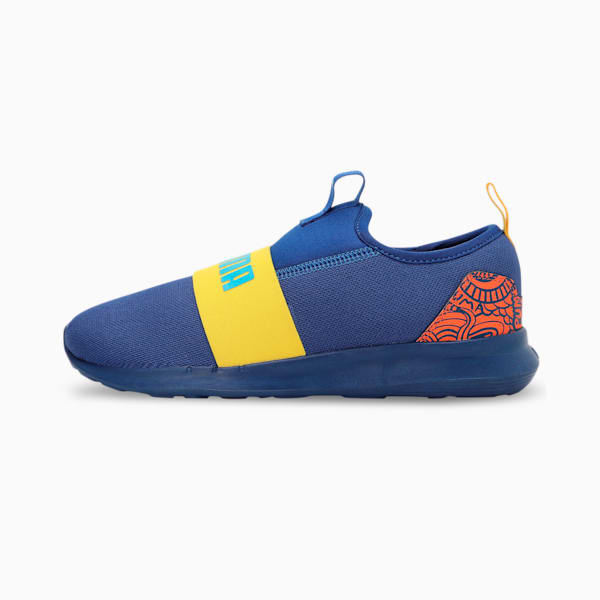 Charlie V2 Youth Slip-On Shoes, Limoges-Dandelion-Blue Atoll, extralarge-IND