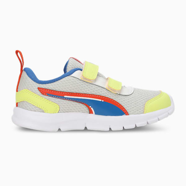 Racer V1 Kid's Sneakers, Nimbus Cloud-Victoria Blue-Light Lime, extralarge-IND