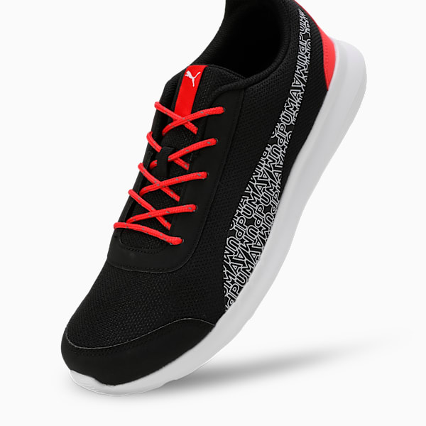 Daze V2 Sneakers, PUMA Black-Active Red-PUMA White, extralarge-IND