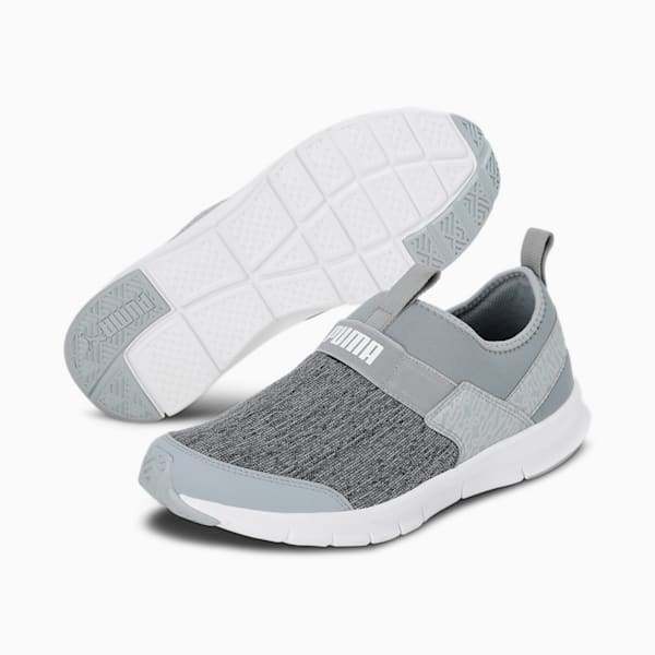Knit V3 Men's Sneakers, Quarry-Harbor Mist-PUMA White, extralarge-IND