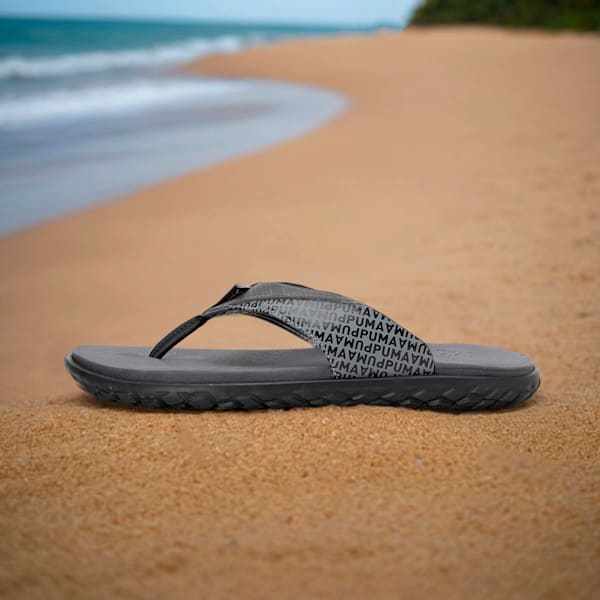 Galaxy Comfort V4 Flip-Flops, CASTLEROCK-PUMA Black-Nimbus Cloud, extralarge-IND