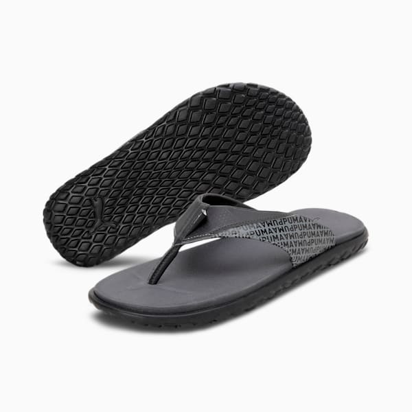 Galaxy Comfort V4 Flip-Flops, CASTLEROCK-PUMA Black-Nimbus Cloud, extralarge-IND