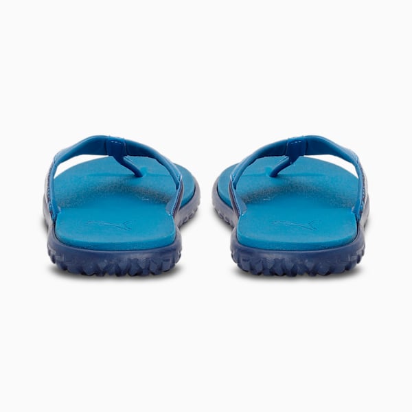 Galaxy Comfort V4 Flip-Flops, Peacoat-Lake Blue-Tangerine, extralarge-IND