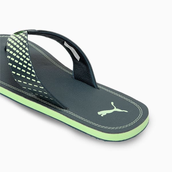 Ketava Duo V7 Men's Flip-Flops, Dark Night-Speed Green, extralarge-IND