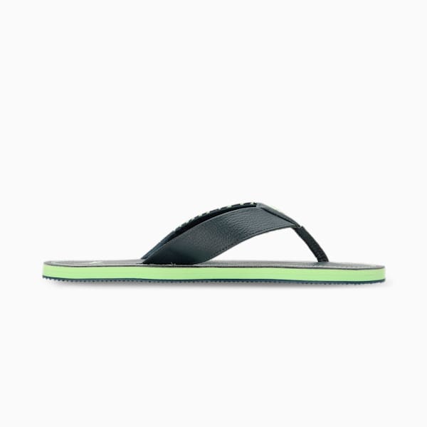 Ketava Duo V7 Men's Flip-Flops, Dark Night-Speed Green, extralarge-IND