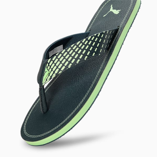 Ketava Duo V7 Men's Flip-Flops, Dark Night-Speed Green, extralarge-IND