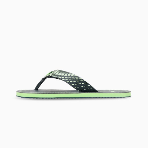 Ketava Duo V7 Men's Flip-Flops, Dark Night-Speed Green, extralarge-IND