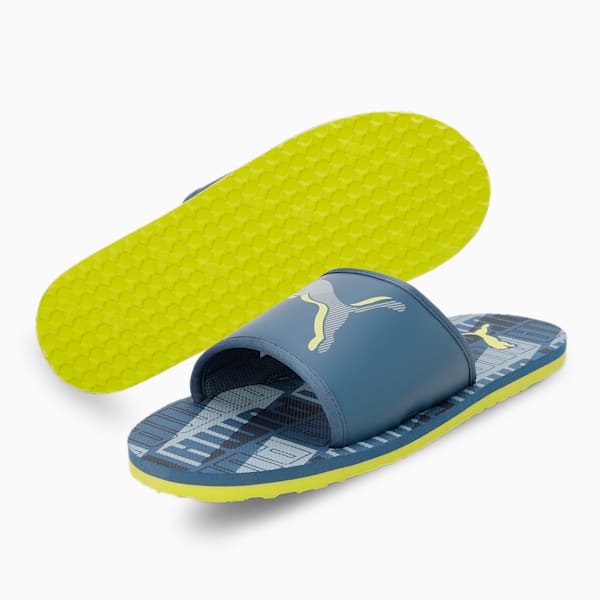 Stellar v8 Men's Slides, Evening Sky-Platinum Gray-Parisian Night, extralarge-IND