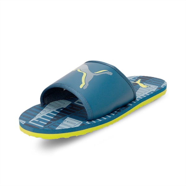 Stellar v8 Men's Slides, Evening Sky-Platinum Gray-Parisian Night, extralarge-IND