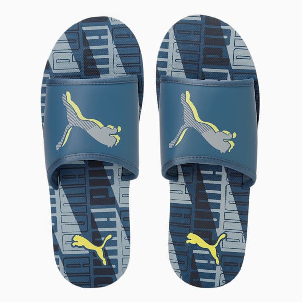 Stellar v8 Men's Slides, Evening Sky-Platinum Gray-Parisian Night, extralarge-IND