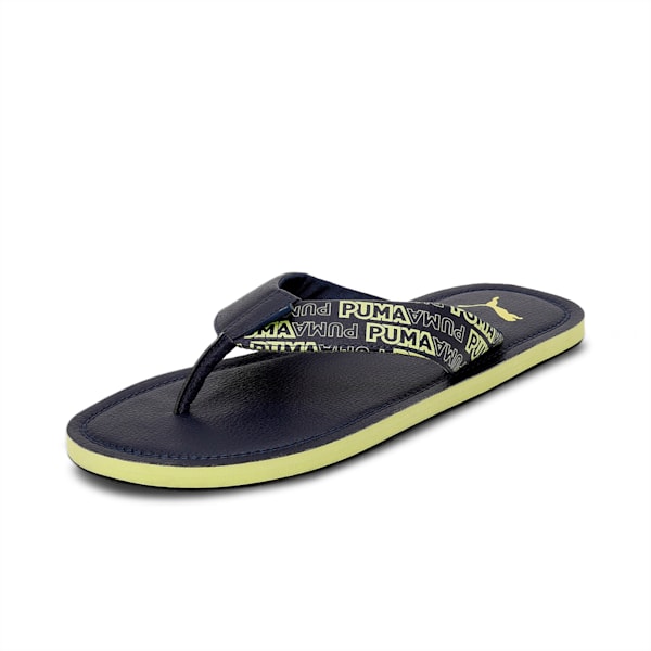 Lite Ride Men's Flip-Flops, Peacoat-Light Lime, extralarge-IND