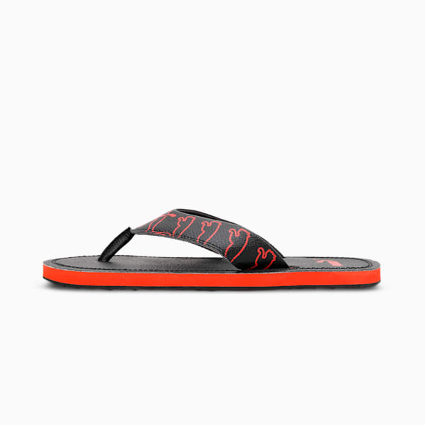Luke V1 Flipflops, PUMA Black-Burnt Red, extralarge-IND