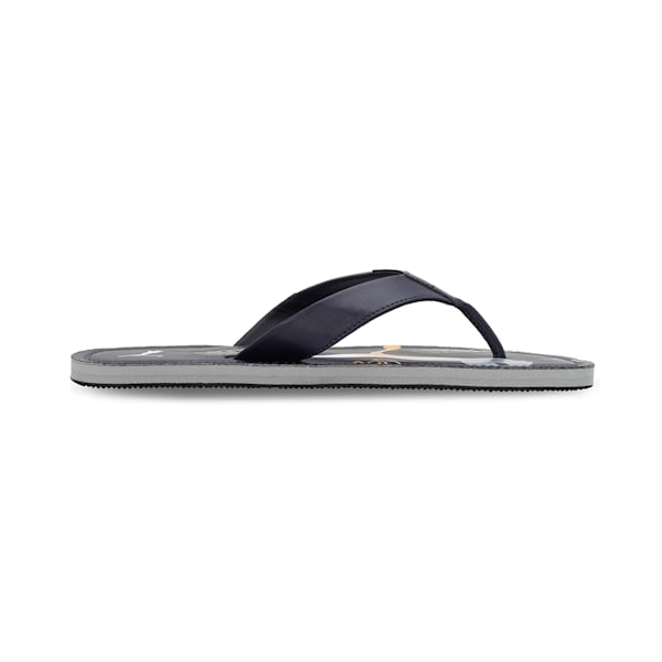 Eezay Men's Flip-Flops, Cool Mid Gray-Yellow Sizzle-Parisian Night, extralarge-IND