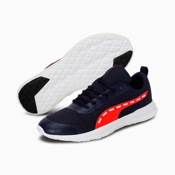 Lite Pro V2 Men's Sneakers, Peacoat-Burnt Red-PUMA White, extralarge-IND