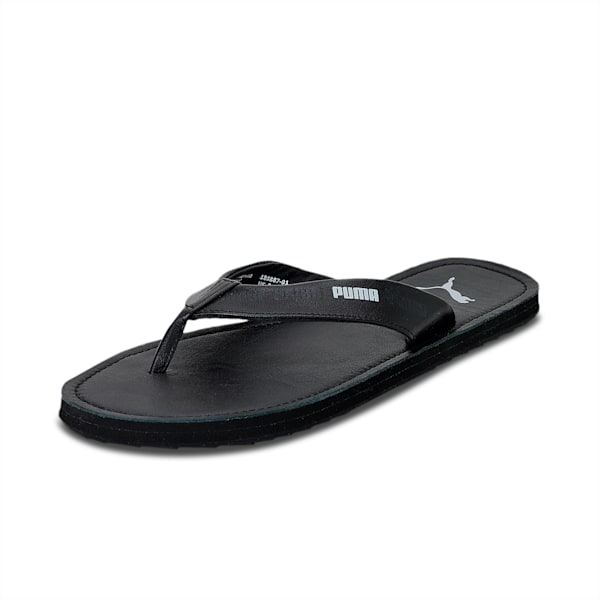 Java Men's Flip Flops, Puma Black-Nimbus Cloud, extralarge-IND