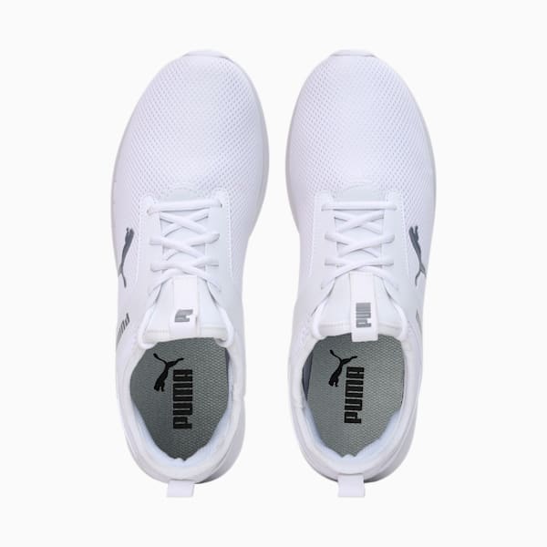 Duke Men's Sneakers, Puma White-Quarry, extralarge-IND