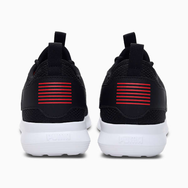 Duke Retro Look Sneakers, Puma Black-High Risk Red, extralarge-IND