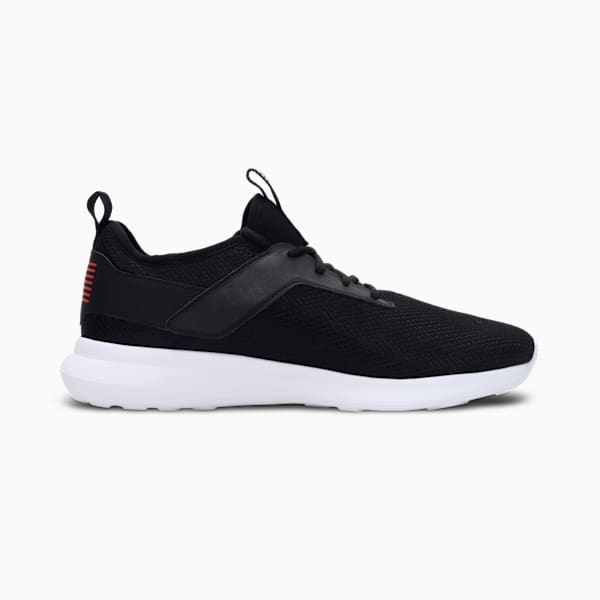 Duke Retro Look Sneakers, Puma Black-High Risk Red, extralarge-IND
