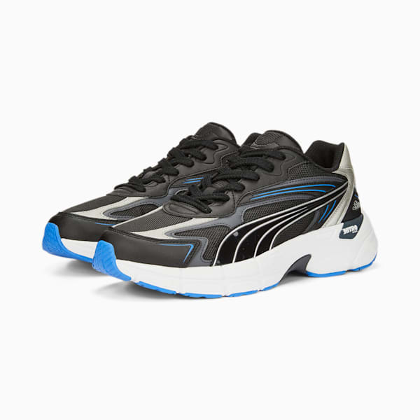 Teveris Nitro Noughties Unisex Sneakers, Puma Black-Puma Silver, extralarge-IND