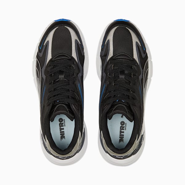 Teveris Nitro Noughties Unisex Sneakers, Puma Black-Puma Silver, extralarge-IND