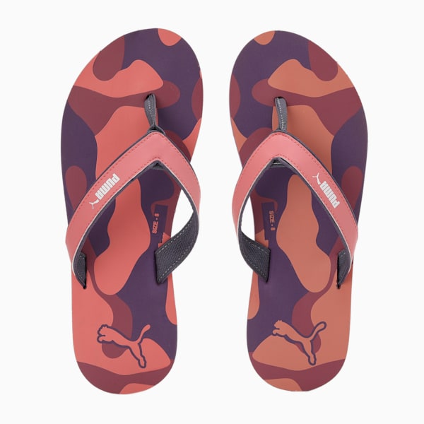 Mia V2 Unisex Flip-Flops, Carnation Pink-Dusty Orchid-PUMA White, extralarge-IND