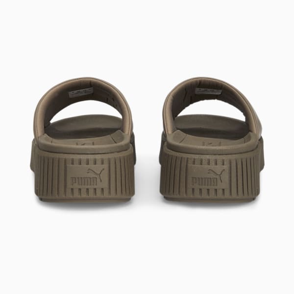 Dinara Women's Slides, Totally Taupe, extralarge-IND