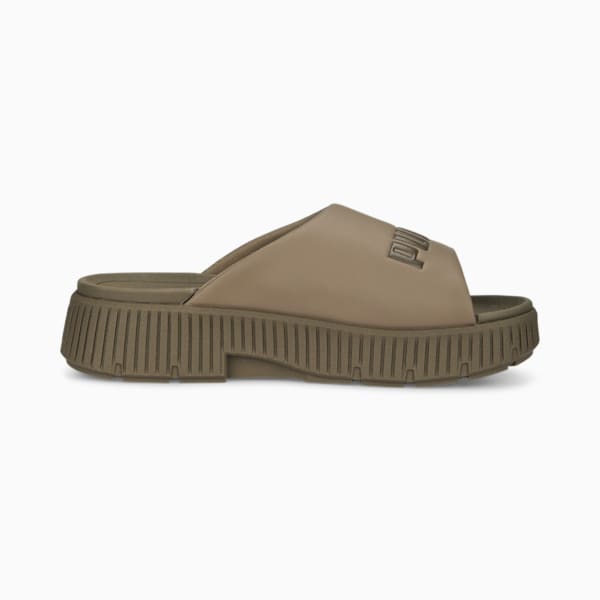 Dinara Women's Slides, Totally Taupe, extralarge-IND