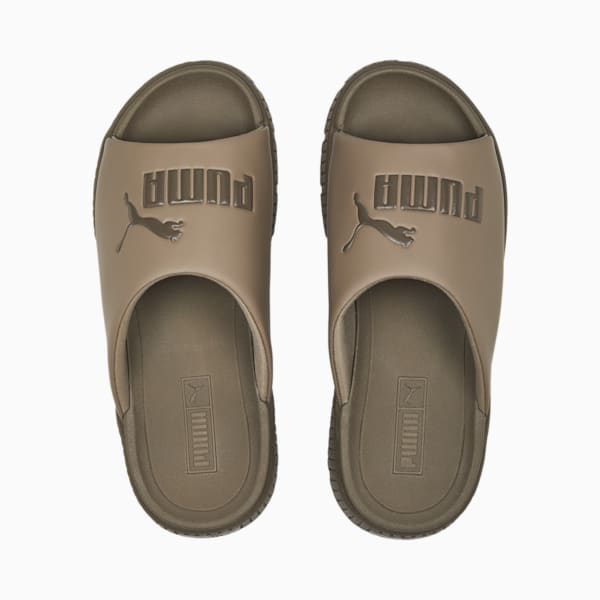 Dinara Women's Slides, Totally Taupe, extralarge-IND