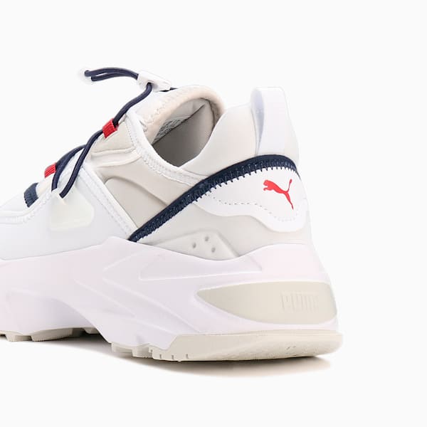 ウィメンズ オーキッド サンダル スニーカー, PUMA White-Glacial Gray-PUMA Navy-Club Red, extralarge-JPN