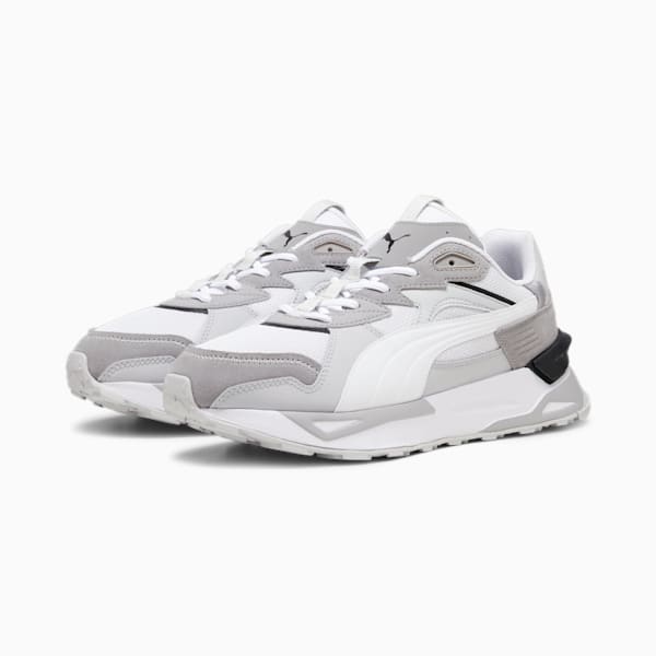 Mirage Sport Asphalt Sneakers, PUMA White-Ash Gray, extralarge-IND