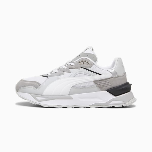 Mirage Sport Asphalt Sneakers, PUMA White-Ash Gray, extralarge-IND