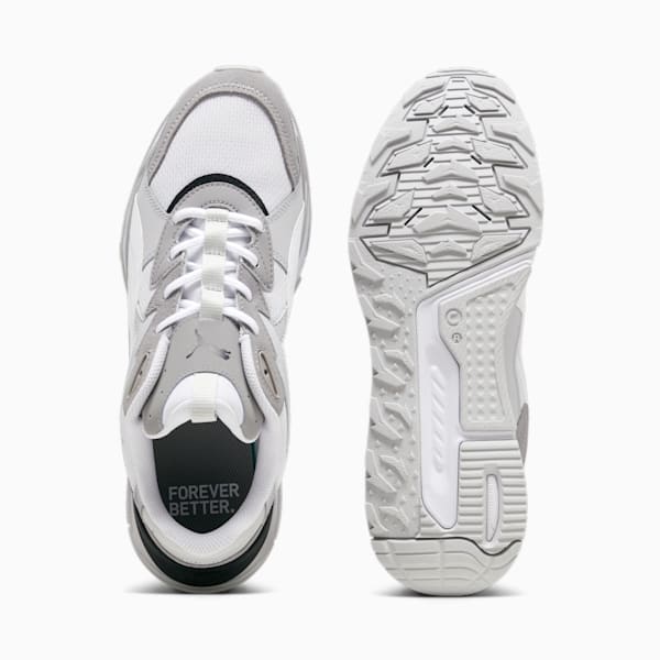 Mirage Sport Asphalt Unisex Sneakers, PUMA White-Ash Gray, extralarge-IND