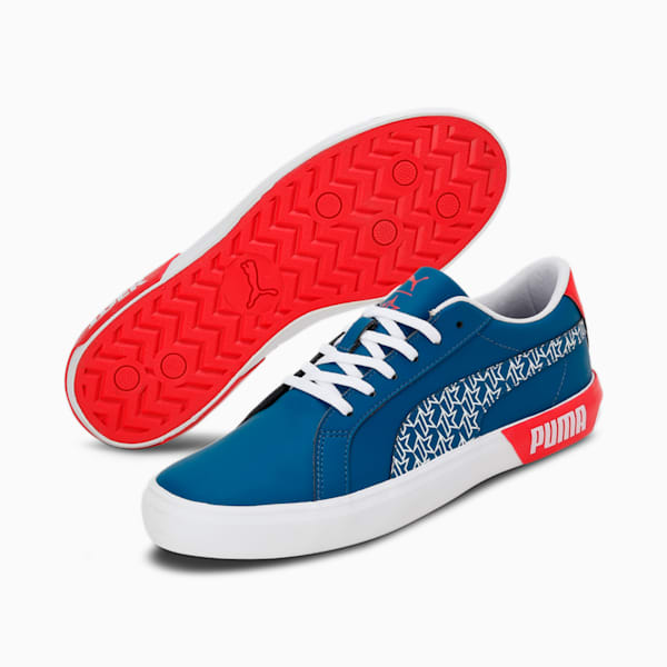 PUMAx1DER Jack V2 Men's Sneakers, Sailing Blue-High Risk Red-Puma White, extralarge-IND